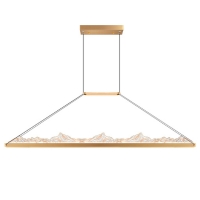 Himalayas Integrated LED Brass Chandelier