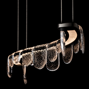 Riverbed Linear LED Pendant