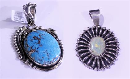 Beautiful Handcrafted Silver Navajo Pendants