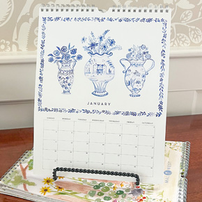 Watercolor illustrated Calendar