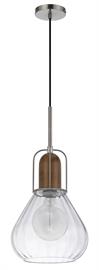 Rochelle Metal/Wood Mini Glass Pendant-FX-3803-1