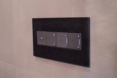 Dark Burnished Pewter 4-Gang Wall Plate