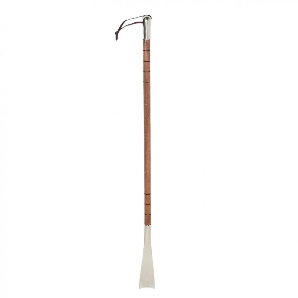 Custom hardwood long handle shoe horns Made in USA