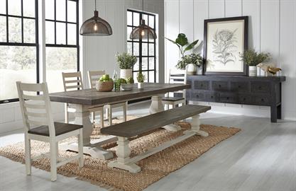 Caleb Dining Table & Bench
